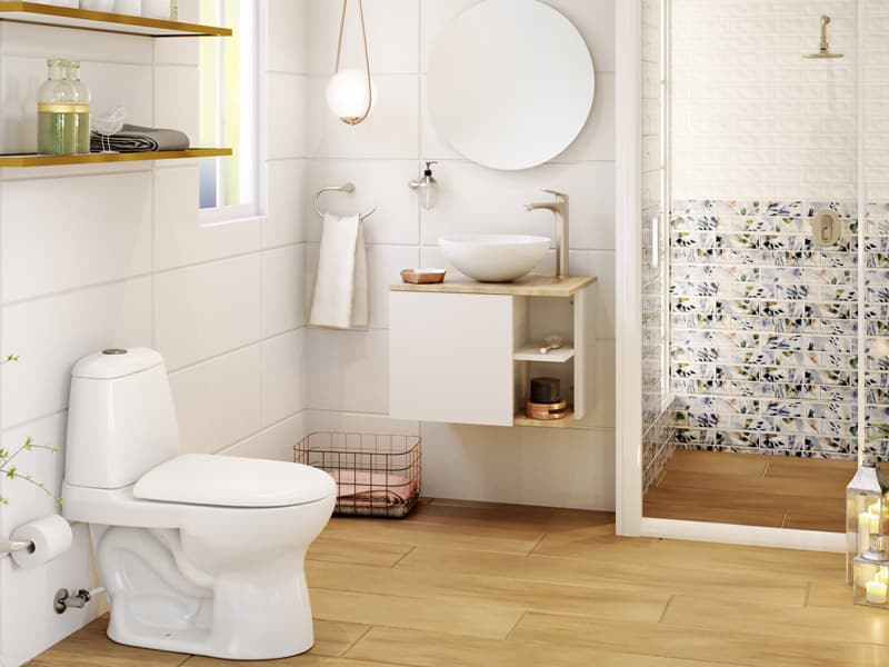 Ambiente de baño corona