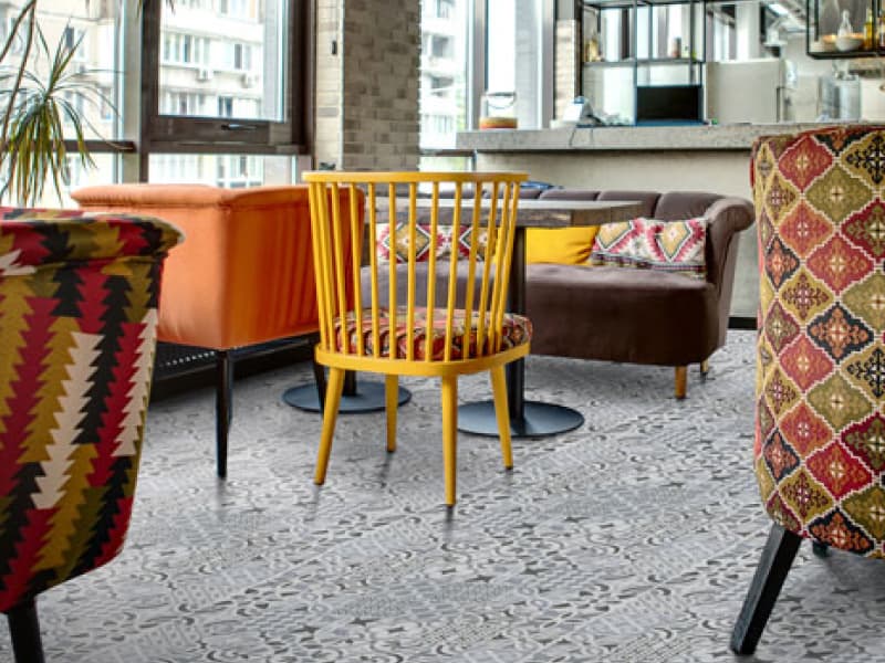 Cafetería restaurante con estilo clásico