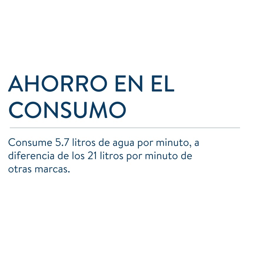 Ahorro en el consumo de agua
