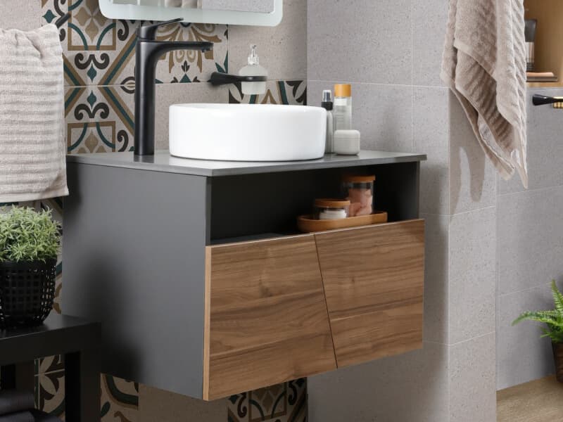Mueble baño con diseño funcional