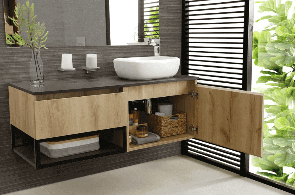 Mueble de baño con lavamanos