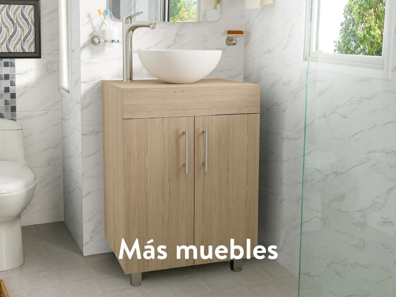 Variedad en diseños de mueble baño
