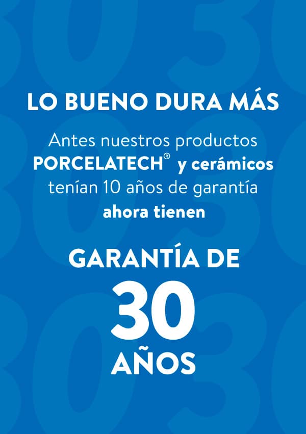 Garantía de 30 años para pisos Porcelatech Corona