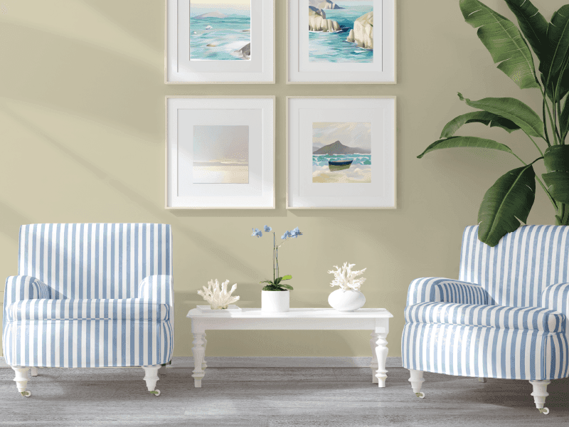 Ambiente para espacios lectura tonos claros