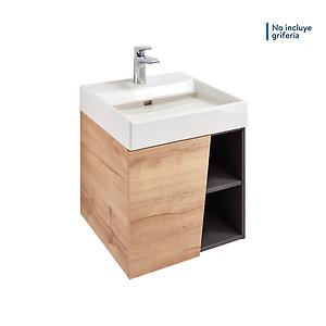 muebles para bano fussion vital 45 cm con lavamanos ambiente 1 LM0056101