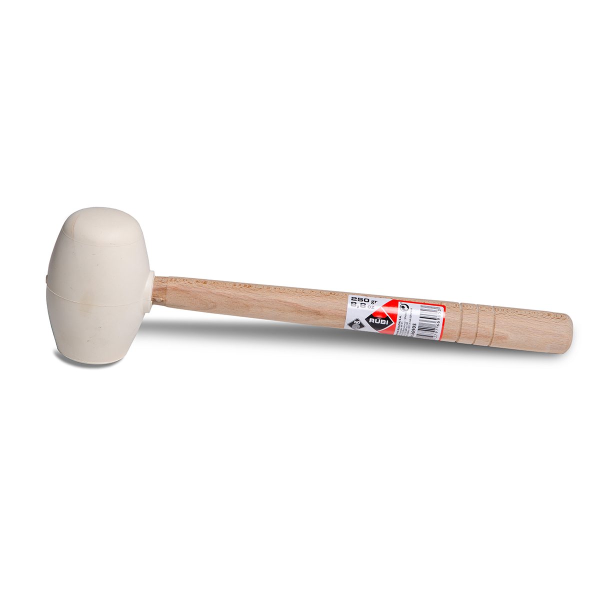 2 martillos de mazo de goma blanca de 16 onzas, cabeza de mazo de goma  sólida con mango de fibra de vidrio absorbente, martillo de goma para  pisos