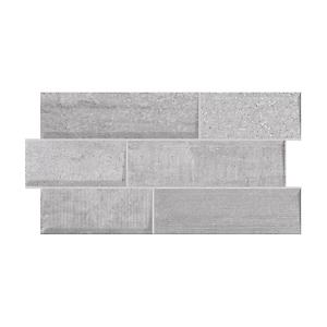 Fachaleta Maite cemento gris caras diferenciadas 34.5x62  602171501
