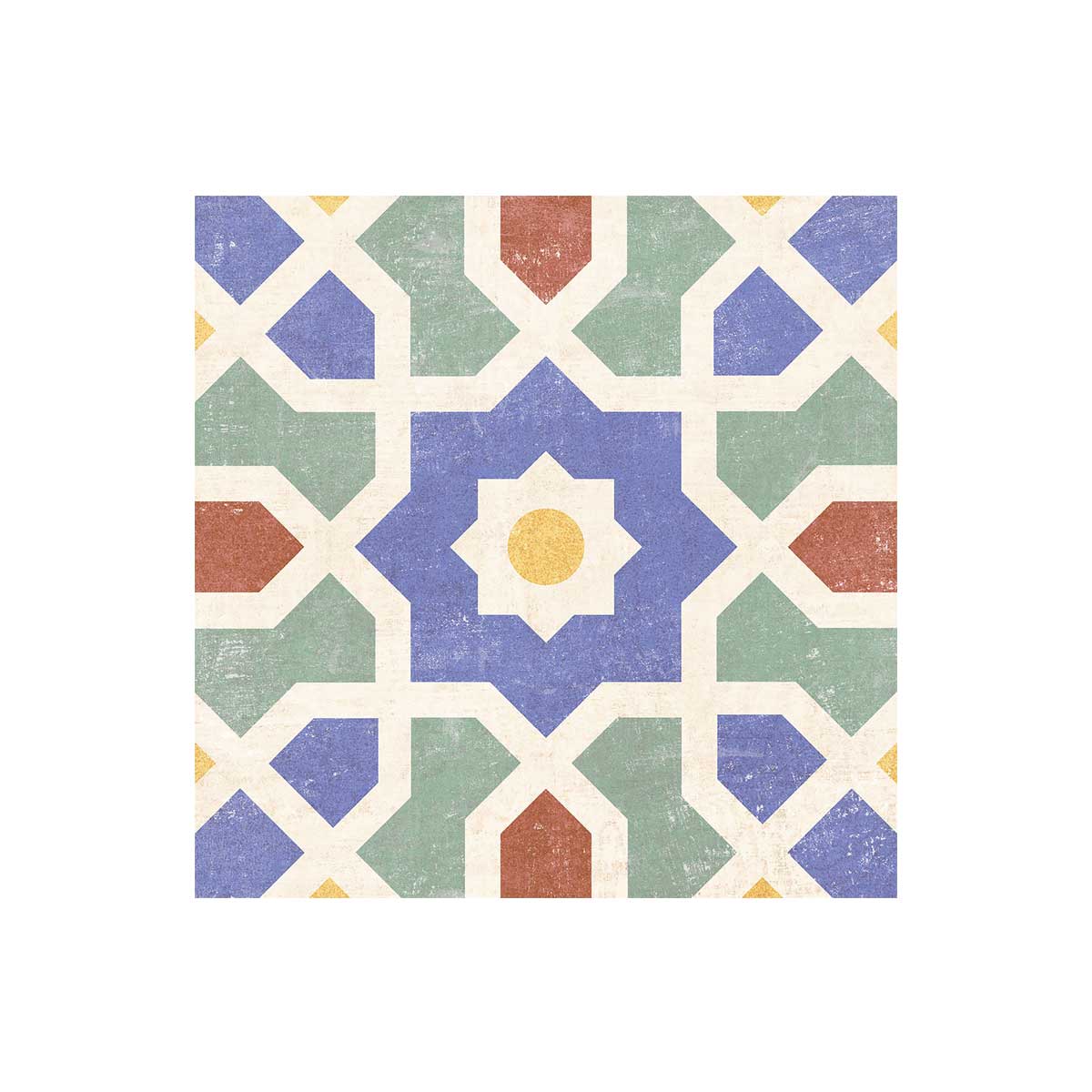 Cuadro Malik Multicolor Cara Unica 19x19 Corona Colombia