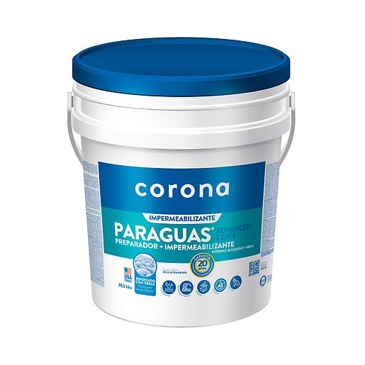 Impermeabilizante Paraguas® advanced 2 en 1 negro cuñete x 23.5 kg