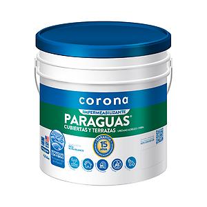 Impermeabilizante Paraguas® cubiertas y terrazas blanco galón x 4.7 kg