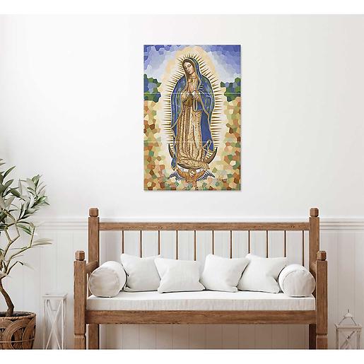 Mural Virgen De Guadalupe 3 Pcs Cara Única 30X60